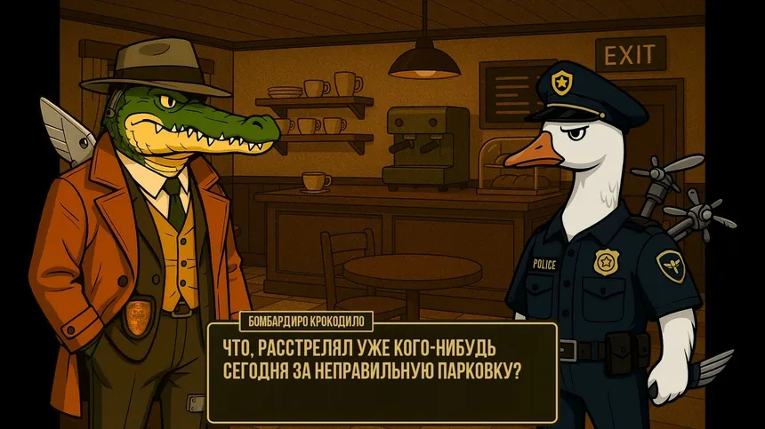 Скриншот 5 к игре Bombardiro Crocodilo: The Naked Clue