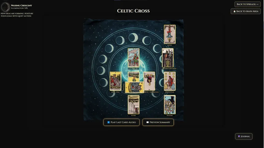 Скриншот 1 к игре Tarot Awakening