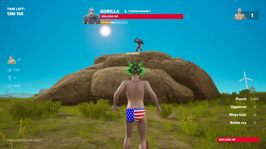Скриншот 5 к игре 100 Men vs 1 Gorilla