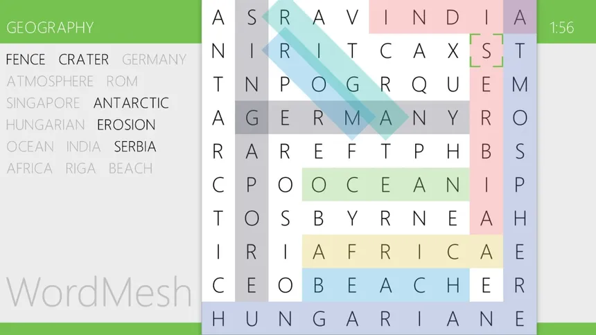 Скриншот 1 к игре Word Mesh
