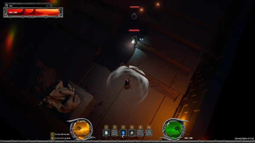 Скриншот 1 к игре Endless Leveling In Mycelium Dungeons: from zero to infinity