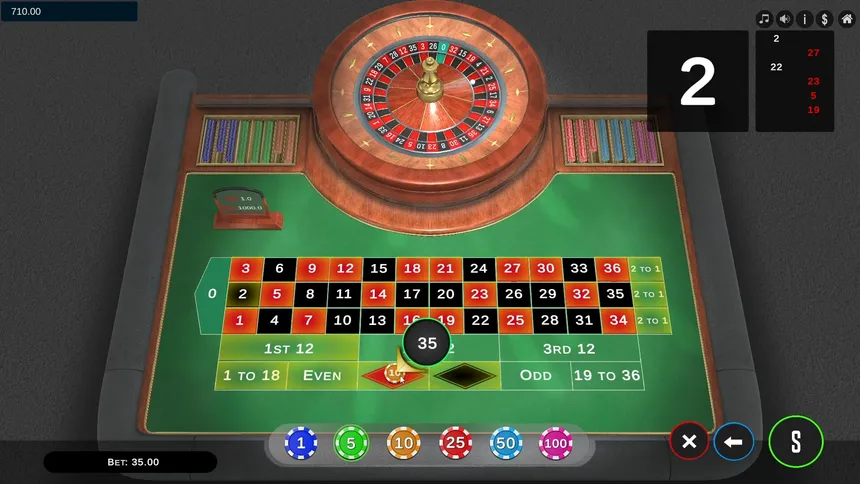 Скриншот 1 к игре Roulette Pro Simulator