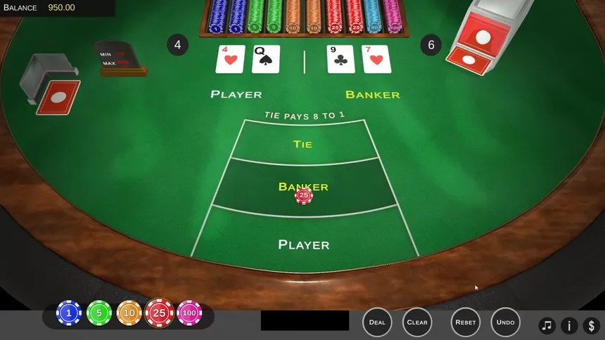 Скриншот 1 к игре Baccarat