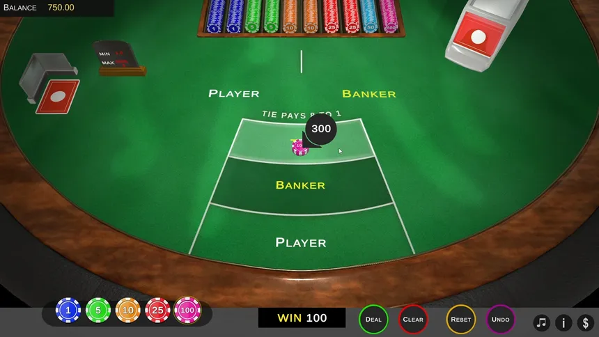 Скриншот 3 к игре Baccarat