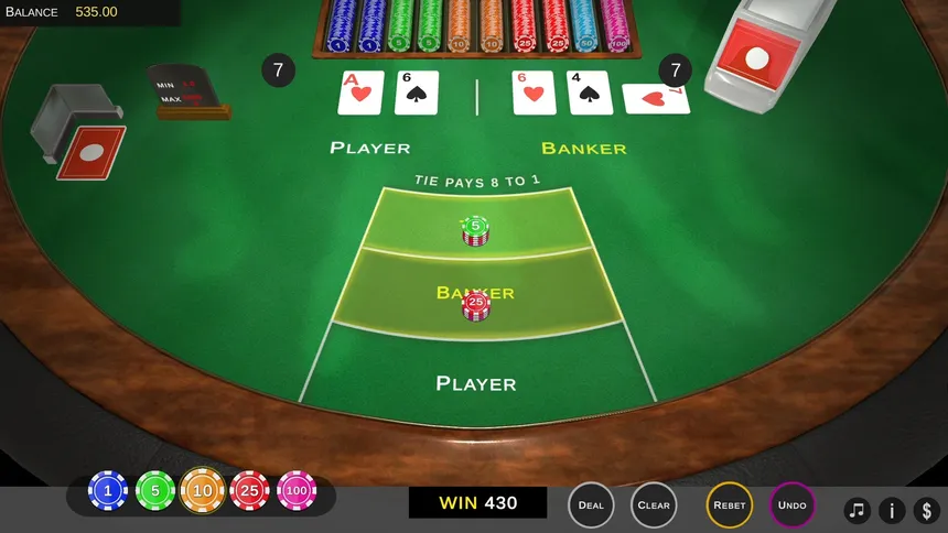Скриншот 4 к игре Baccarat