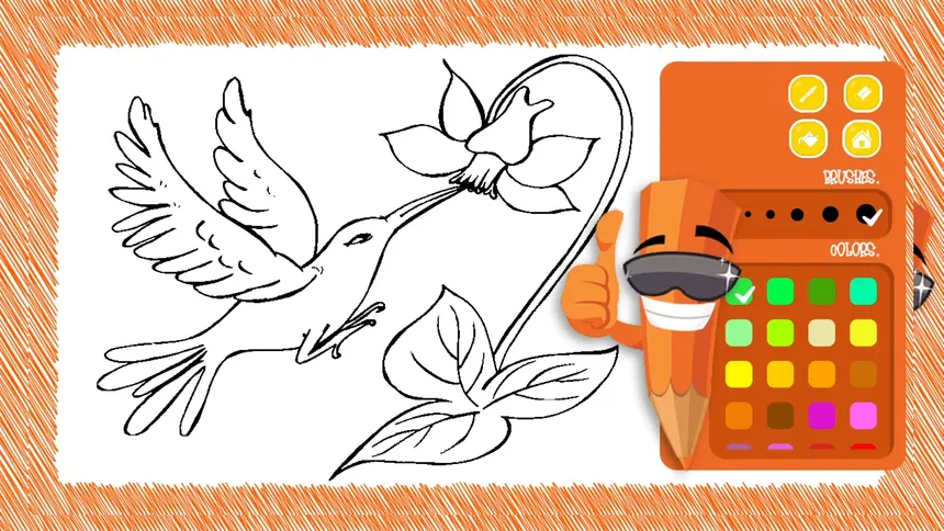 Скриншот 2 к игре Bird Coloring