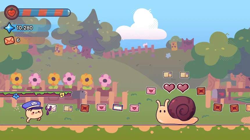 Скриншот 1 к игре Turnip Boy Steals the Mail