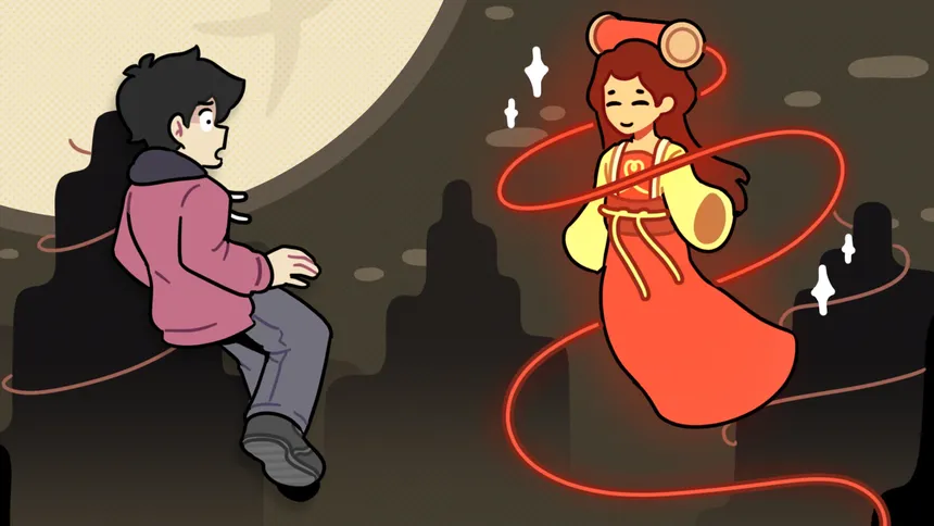Скриншот 2 к игре Warp Speed and Witchcraft: Disastrous Dating Sim