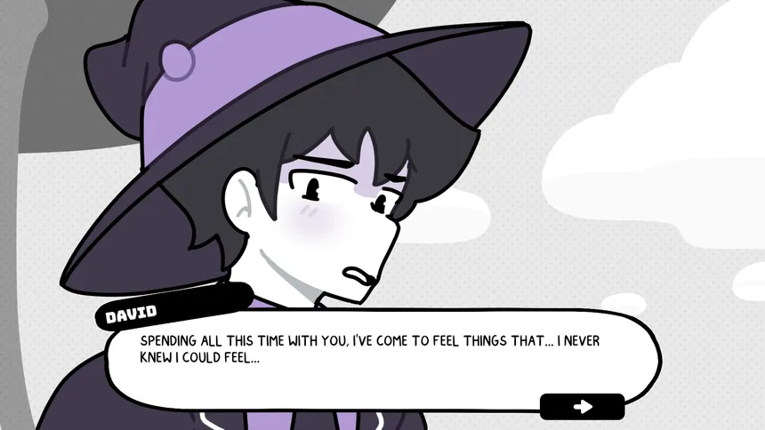 Скриншот 3 к игре Warp Speed and Witchcraft: Disastrous Dating Sim