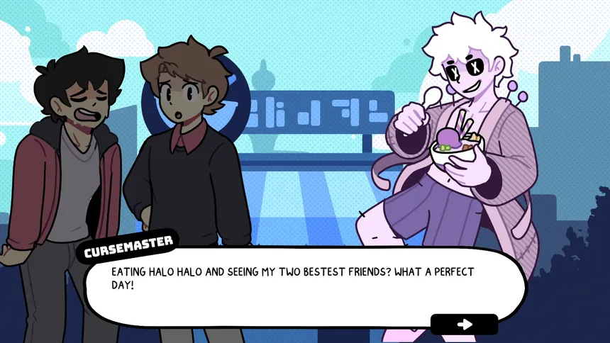 Скриншот 4 к игре Warp Speed and Witchcraft: Disastrous Dating Sim