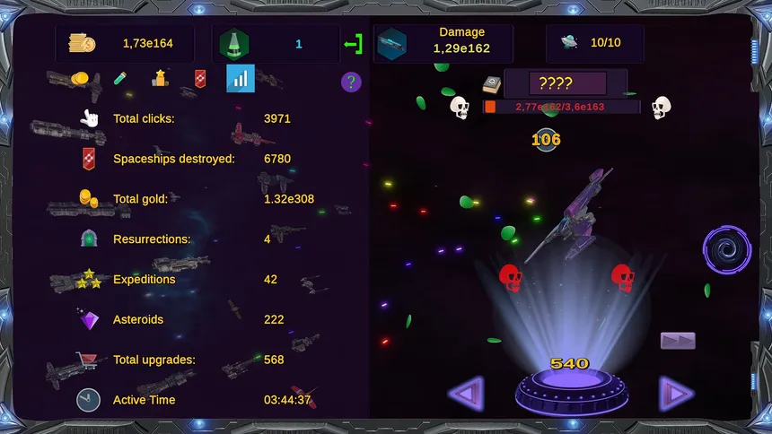 Скриншот 2 к игре Star Clicker Odyssey