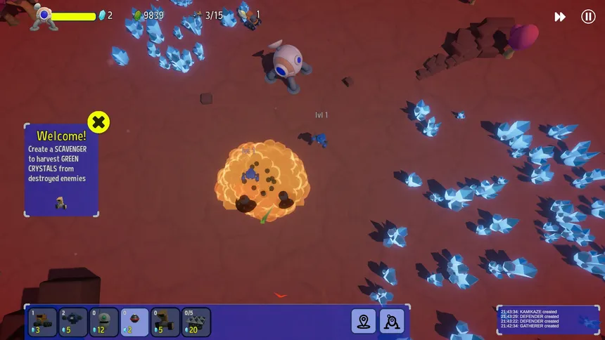Скриншот 1 к игре Space Base Defense