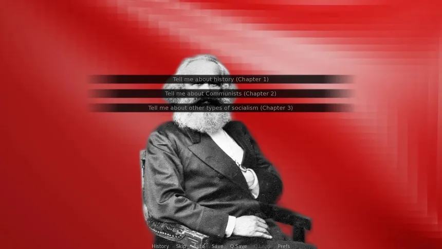 Скриншот 2 к игре The Communist Manifesto ~ A Visual Novel