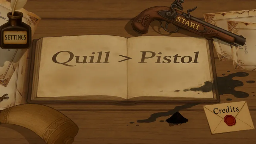 Скриншот 1 к игре Quill > Pistol