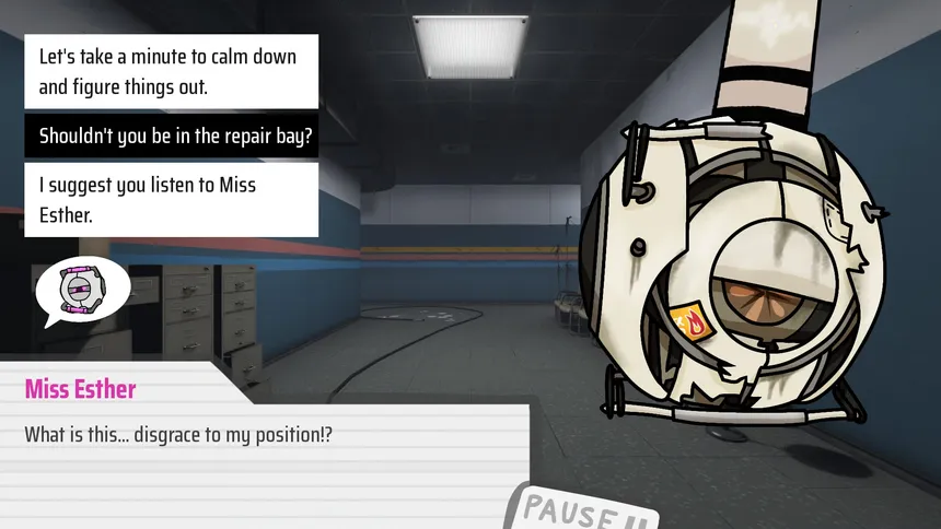 Скриншот 3 к игре Aperture Dating Simulator