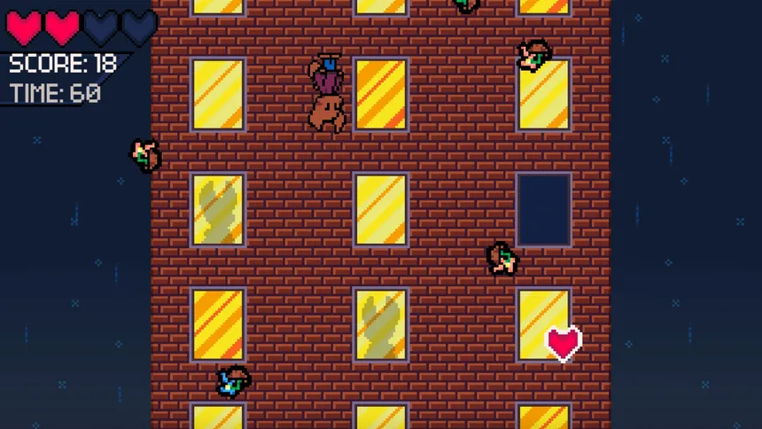 Скриншот 1 к игре Fall Cat