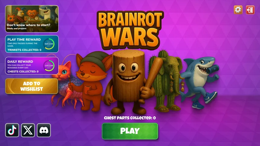 Скриншот 1 к игре Brainrot Wars