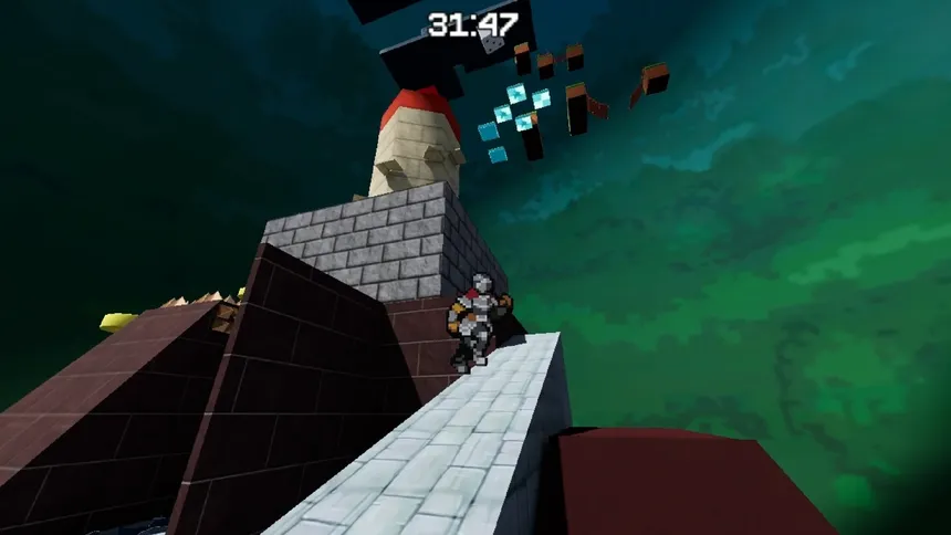 Скриншот 2 к игре Knight Jump - 60 Minutes to Hell and Back
