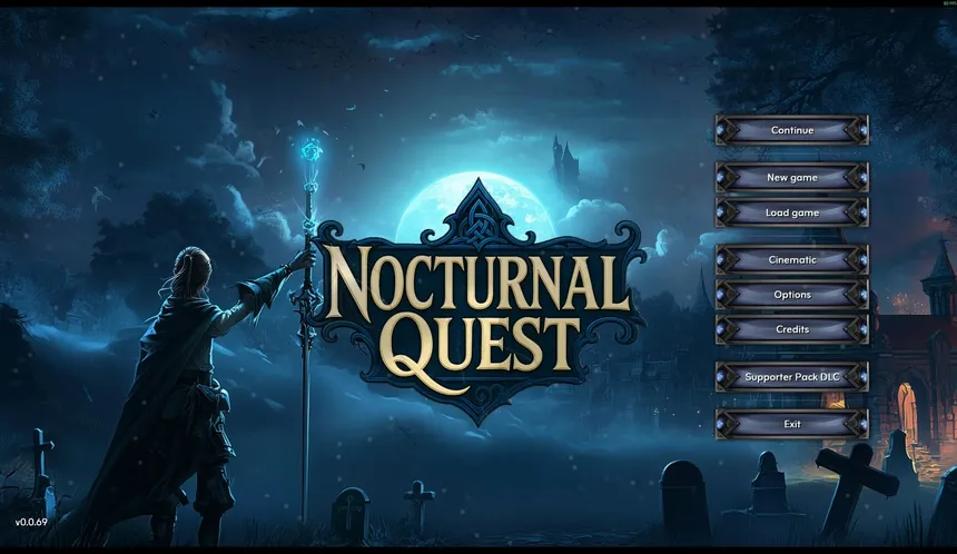 Скриншот 2 к игре Nocturnal Quest: Ночной Поиск — Idle-RPG Приключение