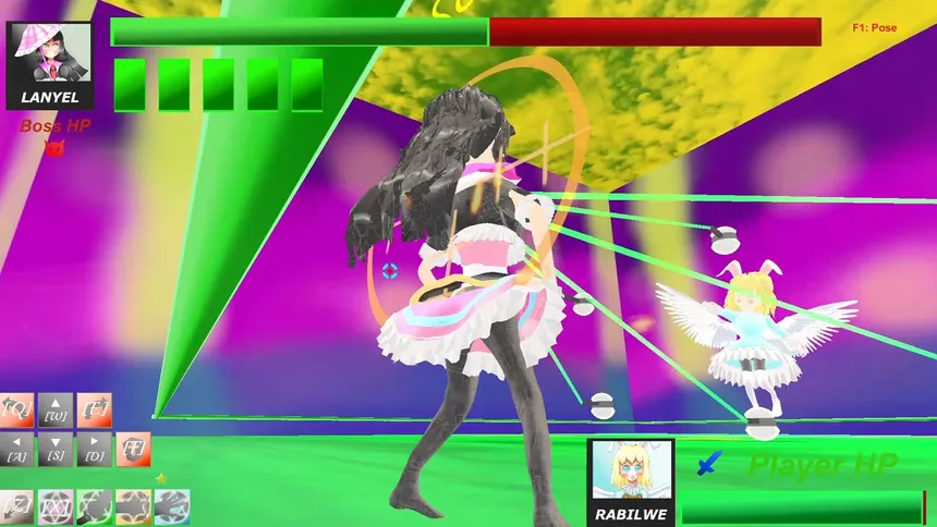 Скриншот 1 к игре Wima Magicamia Cute Girls Magic Battle 3DTPS