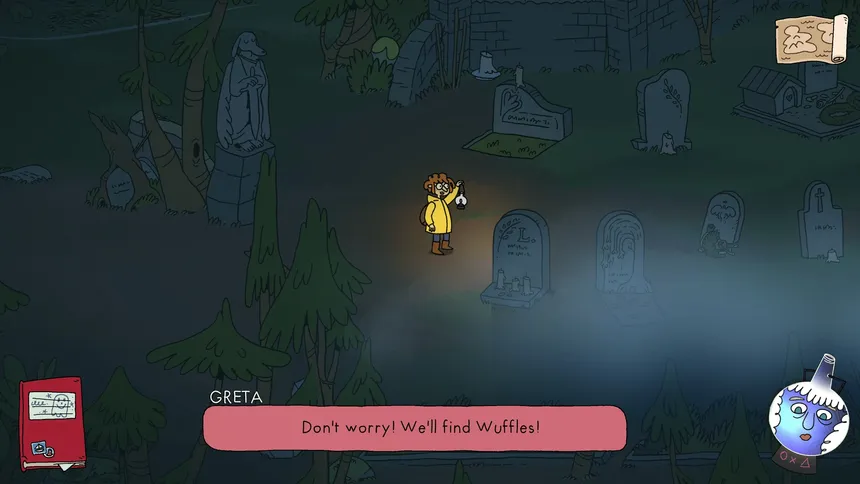 Скриншот 4 к игре Greta Sees Ghosts!