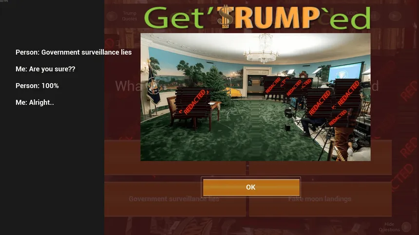 Скриншот 3 к игре Get'TRUMP`ed Trivia
