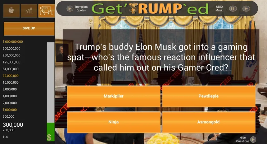 Скриншот 4 к игре Get'TRUMP`ed Trivia