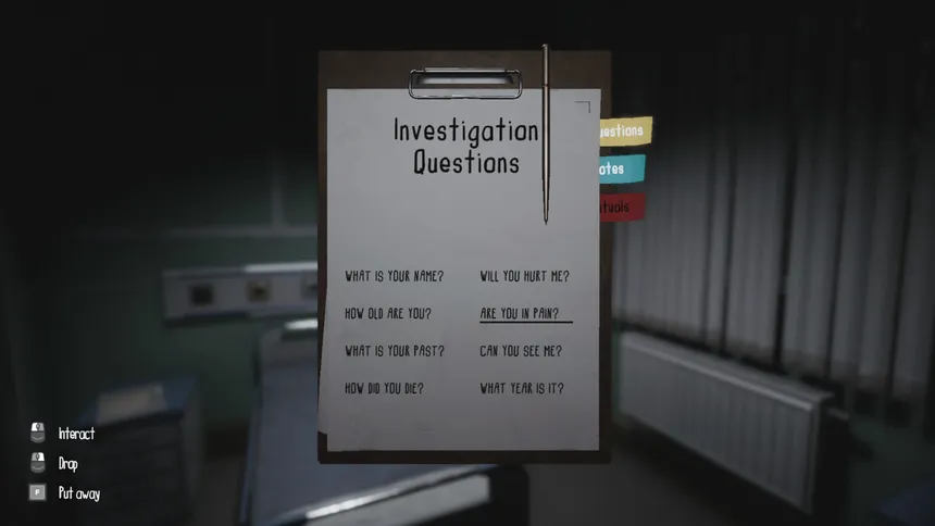 Скриншот 5 к игре Paranormal Investigation