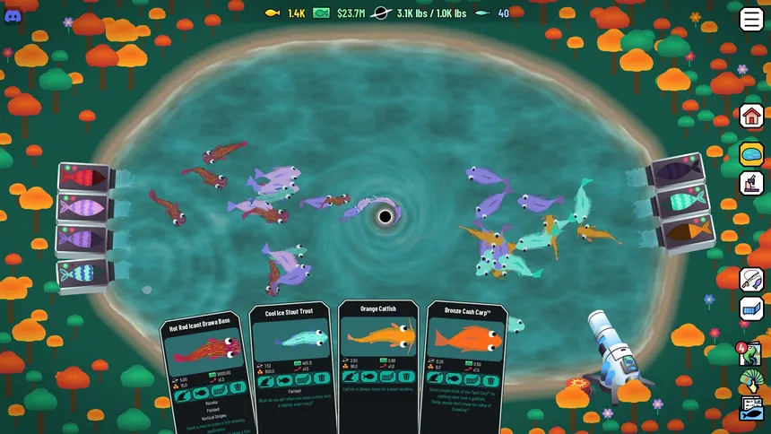 Скриншот 1 к игре Black Hole Fishing