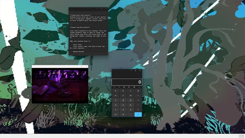 Скриншот 2 к игре Desktop Forest