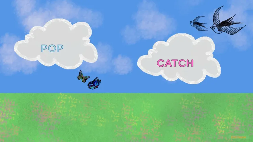 Скриншот 1 к игре Cloud Popper (Toddler/Early Years Game)