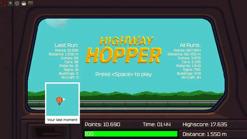 Скриншот 2 к игре Highway Hopper