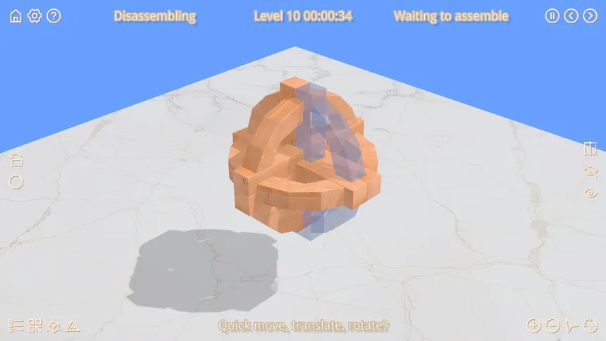 Скриншот 6 к игре Burr Puzzle