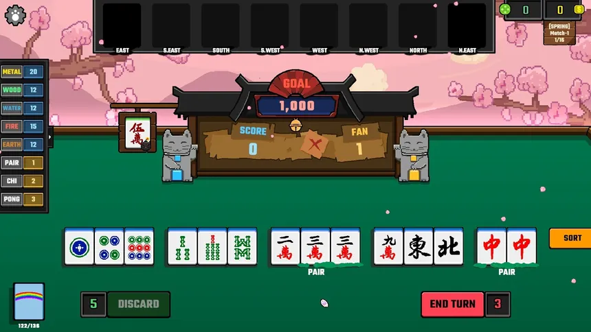 Скриншот 2 к игре Feng Shui Meowjong