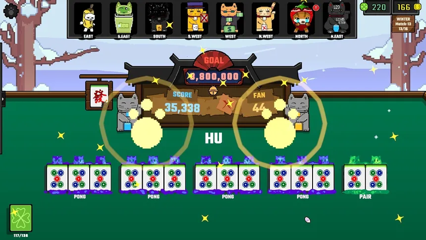 Скриншот 3 к игре Feng Shui Meowjong