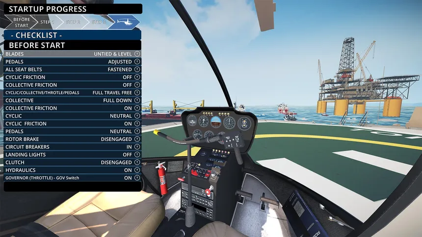 Скриншот 2 к игре Helicopter Simulator 2025 - Real Flight PC/VR
