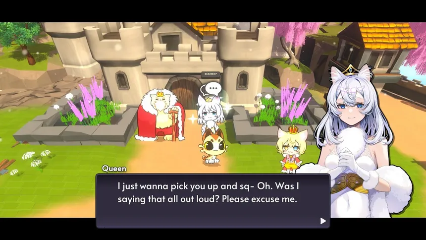 Скриншот 5 к игре Isekat: Crushed by a Computer, My Beloved Kitten is Transported to a Fantasy World where its Typing Skills Save the Kingdom!
