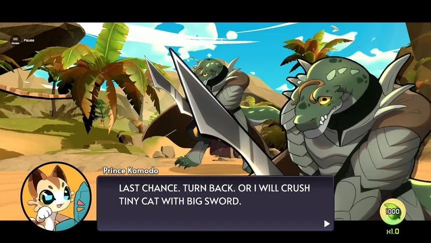 Скриншот 8 к игре Isekat: Crushed by a Computer, My Beloved Kitten is Transported to a Fantasy World where its Typing Skills Save the Kingdom!