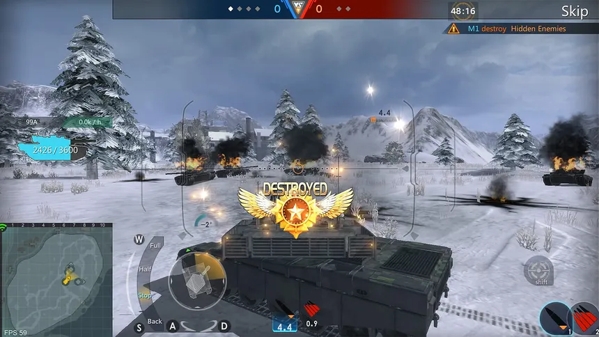 Скриншот 1 к игре 无敌坦克