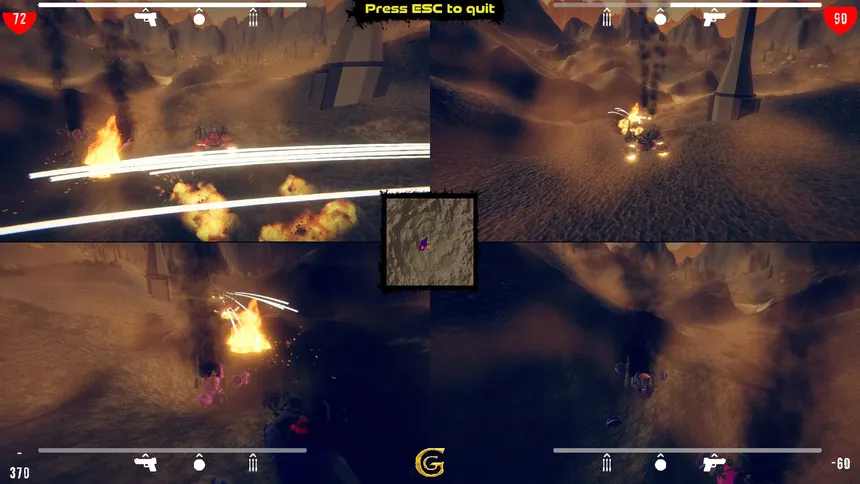 Скриншот 4 к игре Personal Hover Attack Tanks