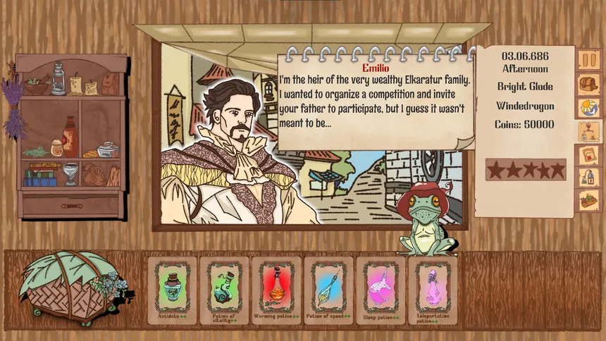 Скриншот 1 к игре The Alchemist's Cards