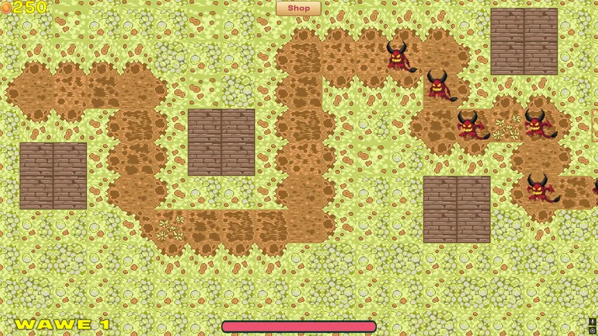 Скриншот 1 к игре Enchanted Vampire Defense