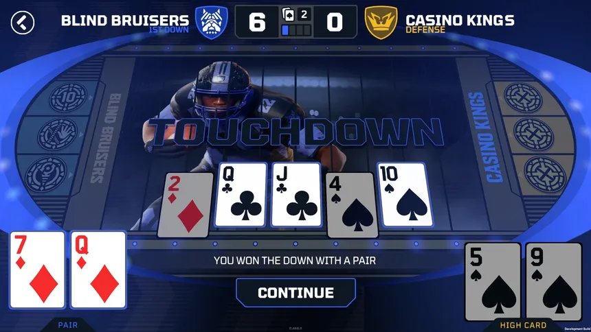 Скриншот 1 к игре Touchdown Poker