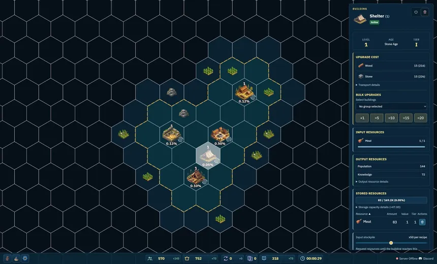 Скриншот 1 к игре Idle Empires