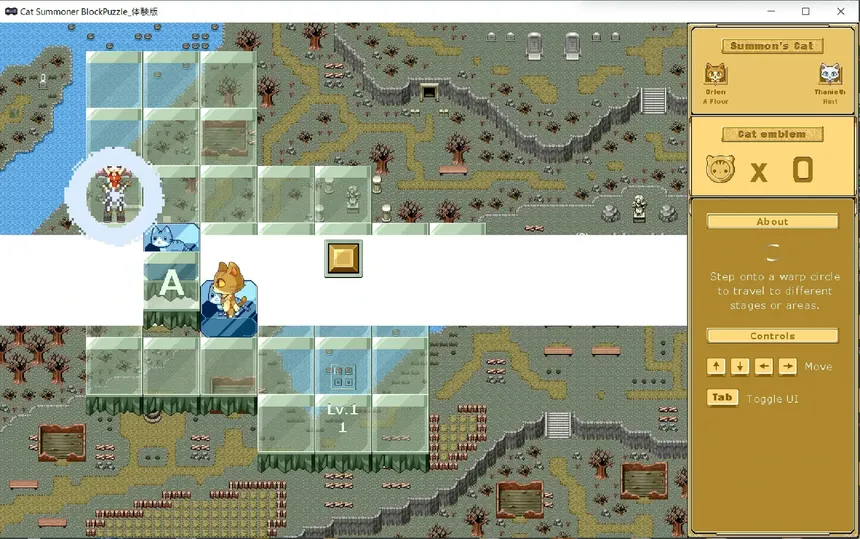 Скриншот 1 к игре Cat Summoner - Block Puzzle -