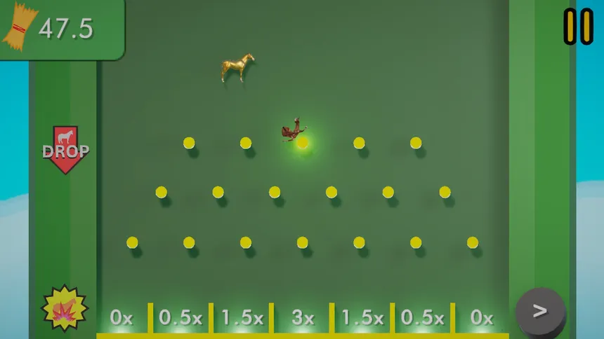 Скриншот 1 к игре Horse Plinko