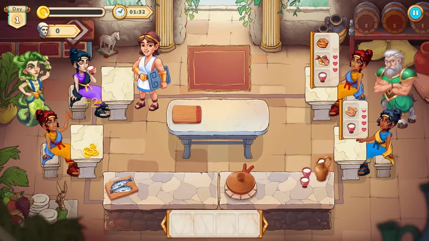 Скриншот 2 к игре Greek Kitchen Frenzy: Dionysus