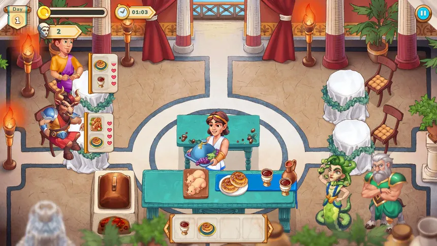 Скриншот 4 к игре Greek Kitchen Frenzy: Dionysus