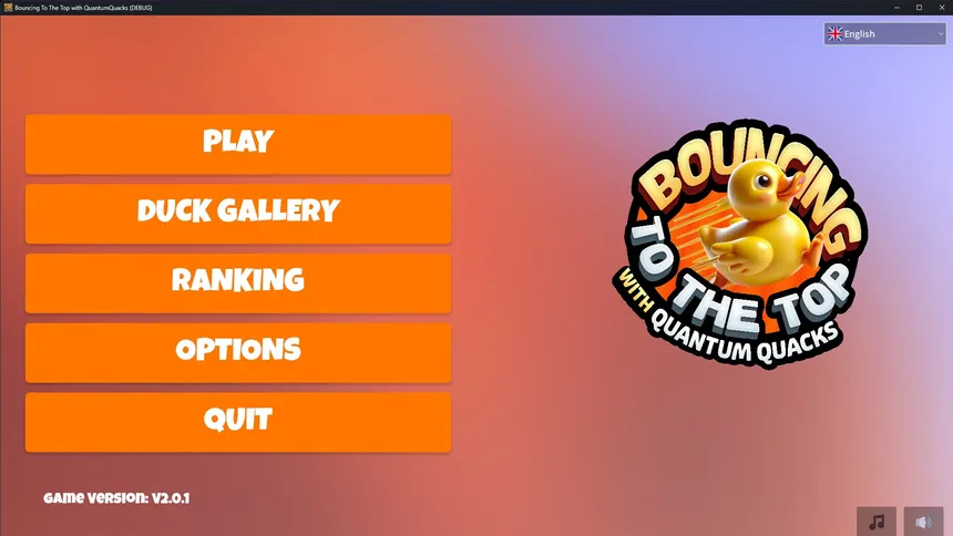 Скриншот 1 к игре Bouncing to the top with Quantum Quacks