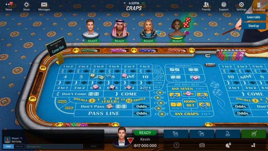 Скриншот 2 к игре Vegas Craps от Pokerist